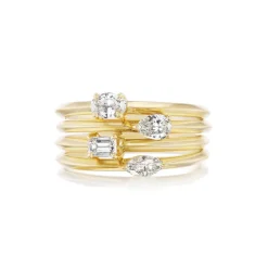 Marquis Diamond Stacker Band