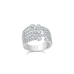 Medium Diamond Cage Ring