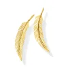 Medium Feather Drop Earrings