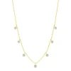 Medium Floating Diamond Necklace