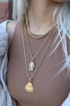 Medium Happy Buddha Pendant