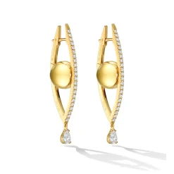 Medium Reflection Hoop Earrings