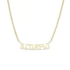 Medium "SCORPIO" Nameplate Necklace
