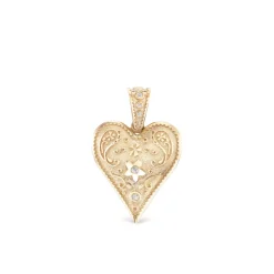 Medium Southwestern Heart Charm