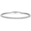 Medium White Gold & Diamond Invisible Tennis Bracelet