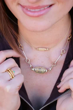 Micro Diamond Coco Necklace
