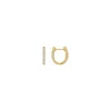 13mm Diamond Huggie Earrings