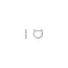 10mm Diamond Huggie Earrings