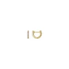 8mm Diamond Huggie Earrings