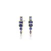 Monroe Totem Studs - Blue Sapphire