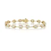 Multi-Shape Diamond Wire Bracelet