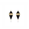 Onyx Pietra Studs