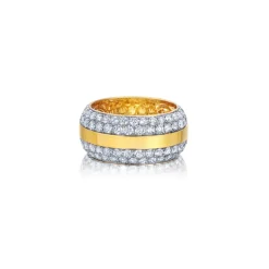Ouro Diamond Band Ring
