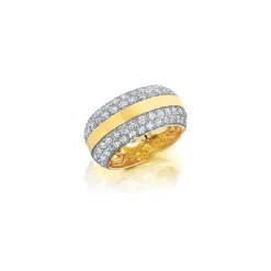 Ouro Diamond Band Ring