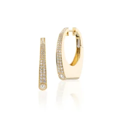 Pavé Diamond Grace Earrings