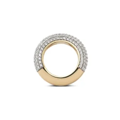 Pave Diamond Illusion Ring