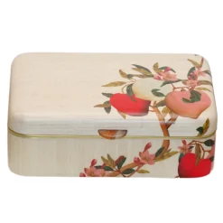 Peachy Marquetry Jewelry Box