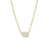 Pear Diamond Solitaire Pendant