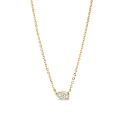 Pear Diamond Solitaire Pendant