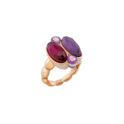 Pink & Purple Duo Ring