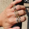 Pisces Pave YG Ring