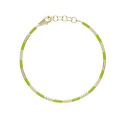 Pistachio Tubini Bracelet