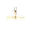 Plain Gold T-Bar Pendant with Anchor