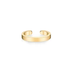 Plain Yellow Gold Ear Cuff