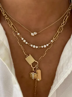 Poppy Two Stone Pendant