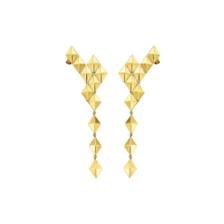 Python Drop Climber Earrings