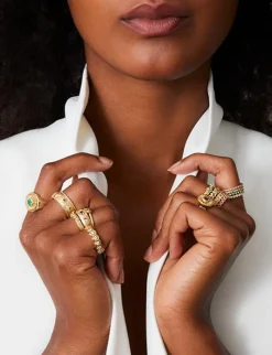 Radiate Stacking Ring- Emerald