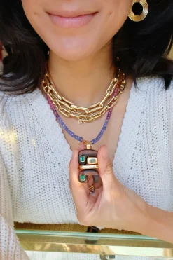 Rainbow Beaded Necklace