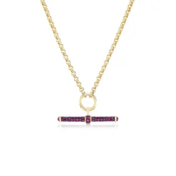 Ruby T-Bar Pendant
