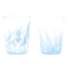Sky Blue/Transparent Tumbler Set