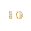 Small Diamond Ecrou Earrings