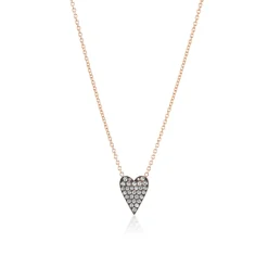 Small Diamond Heart Necklace
