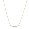 Small Diamond Smile Necklace