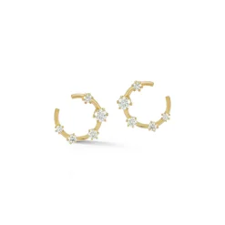 Small Kismet Diamond Hoops