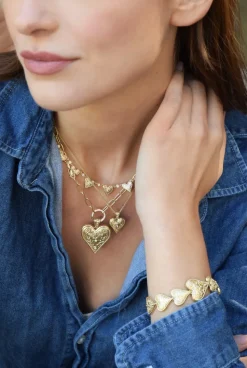 Small Southwestern Heart Pendant