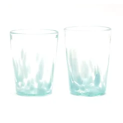 Teal/Transparent Tumbler Set