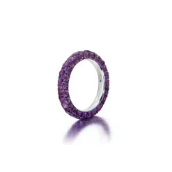 Three Sided Amethyst Ring