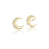 Tiny Moon Studs