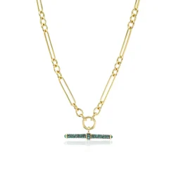 Trombone Link Chain Necklace