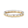 Two-Tone Eyet Diamond Bracelet