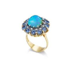 Victorian Opal & Sapphire Ring
