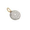 White Diamond Pocket Watch Pendant