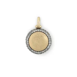 White Diamond Pocket Watch Pendant