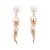White Pearl Jellyfish Drop Earrings