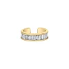 Yellow Gold Diamond Baguette Ear Cuff