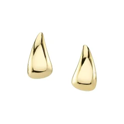 Yellow Gold Small Claw Earrings